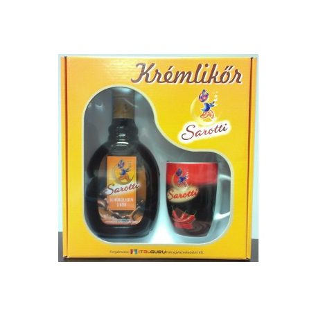 Sarotti Schokoladenlikőr 15% + csésze + dd.