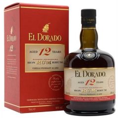 El Dorado 12 years 40% pdd. Guyana Rum