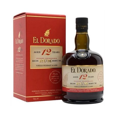 El Dorado 12 years 40% pdd. Guyana Rum