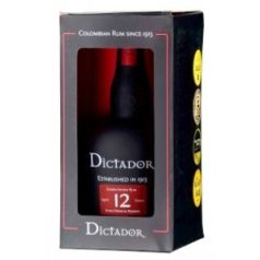 Dictador 12 years Rum 0,7L 40% pdd.