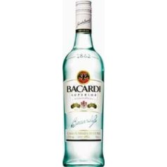 Bacardi Carta Blanca Rum 1,0L 37,5%