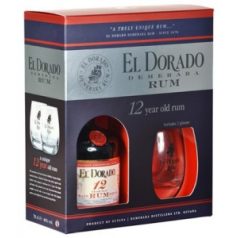 El Dorado 12 years 40% pdd.+ 2 pohár Guyana Rum