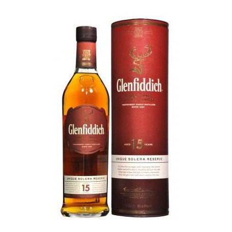 Glenfiddich 15 years 0,7 40% dd.