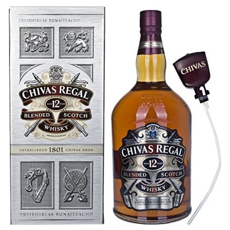 Chivas Regal 12 years 4,5 40% pdd. + billenőállvány