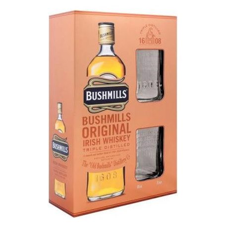 Bushmills the Original 0,7 40% pdd. + 2 pohár