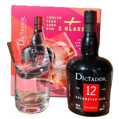 Dictador 12 years 0,7  40% pdd.+ 2 pohár