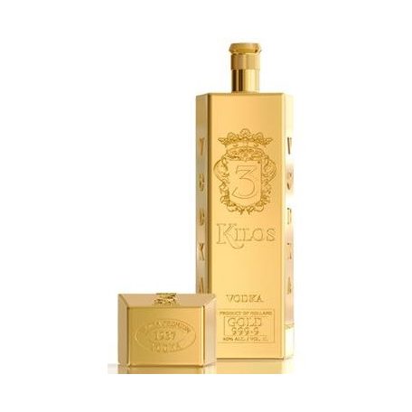 3 Kilos Vodka Gold 999,9  40%