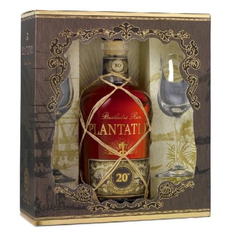 Plantation XO Extra Old 40% pdd.+ 2 pohár