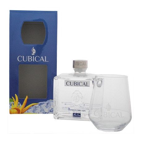 Botanic Cubical Premium Gin 0,7L 40% dd. + pohár