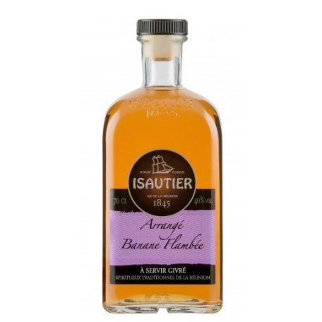 Isautier Arrange Banana Flambé 0,5L 40%