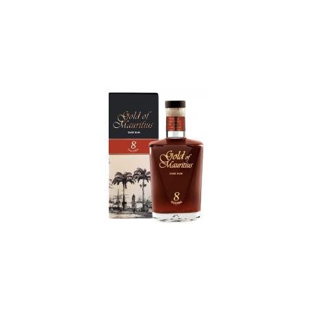 Gold of Mauritius Solera 8 Dark Rum 40% pdd.