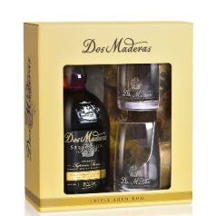   Dos Maderas Seleccion Superior Reserve Rum 0,7L 42% pdd. + 2 pohár