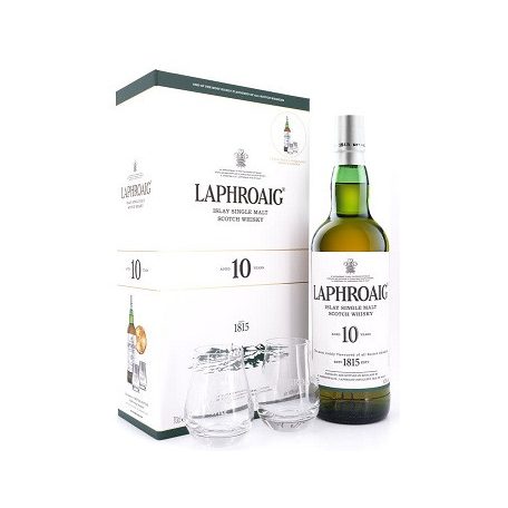 Laphroaig 10 years 40% pdd. + pohár