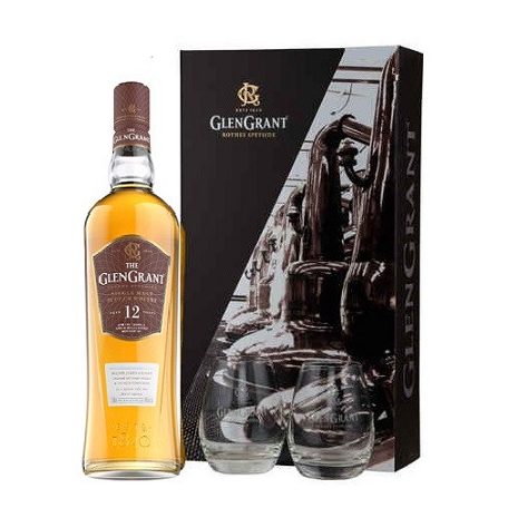 Glen Grant 12 years 0,7 43% dd.+ 2 pohár