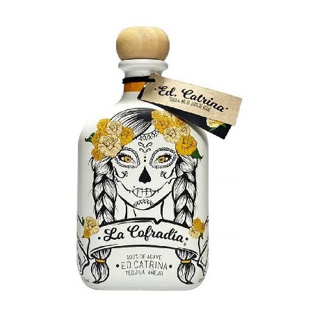 La Cofradia Ed. Catrina Anejo Tequila 0,7 38% (sárga)