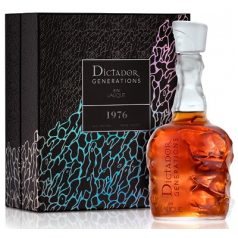 Dictador G. en Lalique 1976 Rum 0,7L 43% + mini 0,03 dd.