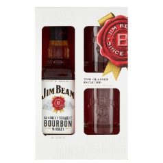 Jim Beam 0,7L 40% dd. + 2 pohár