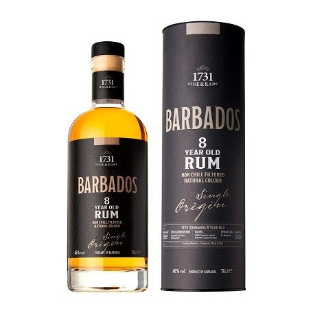 1731 Barbados 8 years old Rum 0,7 46% dd.
