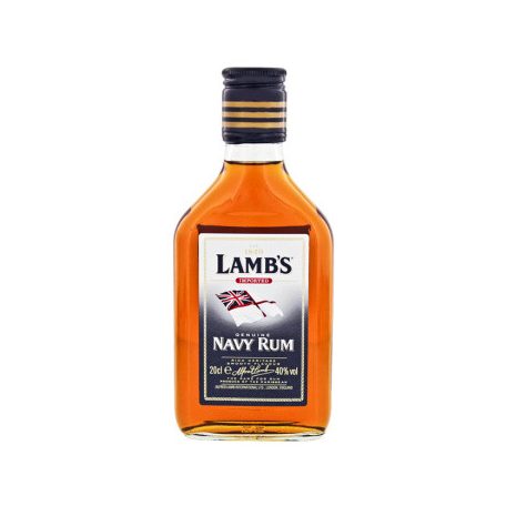 Lambs Navy Rum 0,2 40% laposüvegben