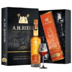 A.H. Riise XO Ambre dOr Reserve Rum 0,7L 42% dd. + 2 pohár
