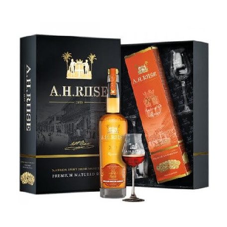 A.H. Riise XO Ambre d Or 0,7 42% dd. + 2 pohár