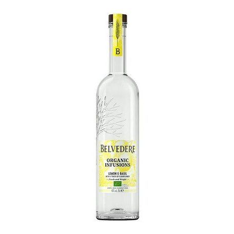 Belvedere Organic Lemon & Basil 40%