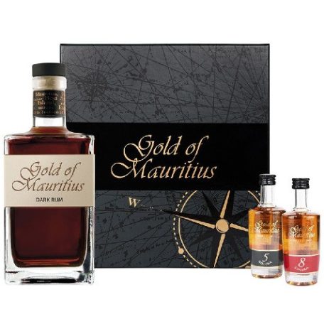 Gold of Mauritius Dark Rum 40% dd.+ 2 mini