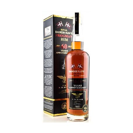 A.H. Riise Frogman rum 60% pdd.