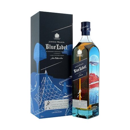 Johnnie Walker Blue Label Mars City X Mars 2220 Edt. 0,7 40% dd.