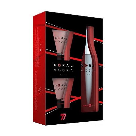 Goral Vodka Master 40% pdd. + 2 pohár