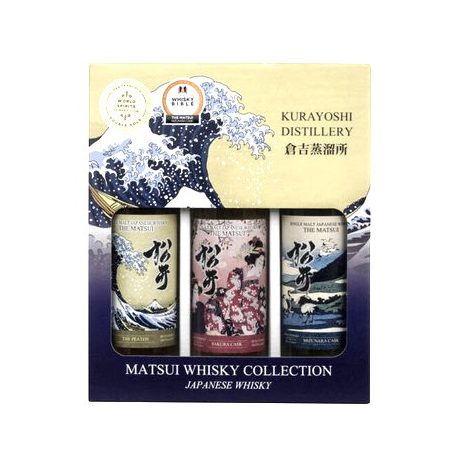 The Matsui Whisky Collection 3*0,2L 48% pdd.