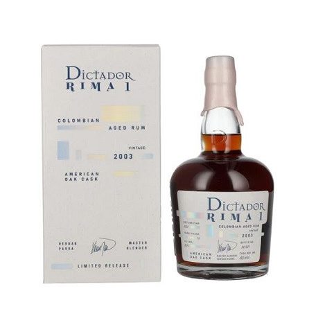 Dictador Rima 2003 American Oak Cask 43% pdd.