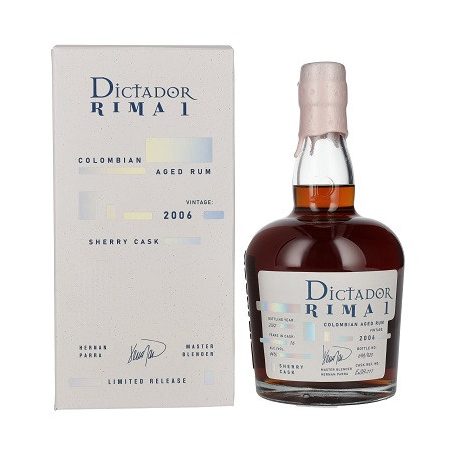 Dictador Rima 2006 Sherry Cask 44% pdd.