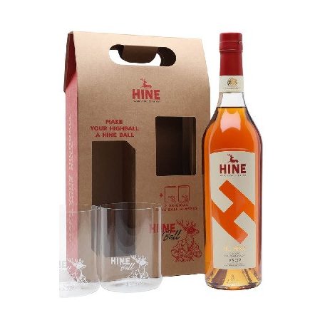 H by Hine VSOP 0,7L 40% dd.+ 2 pohár