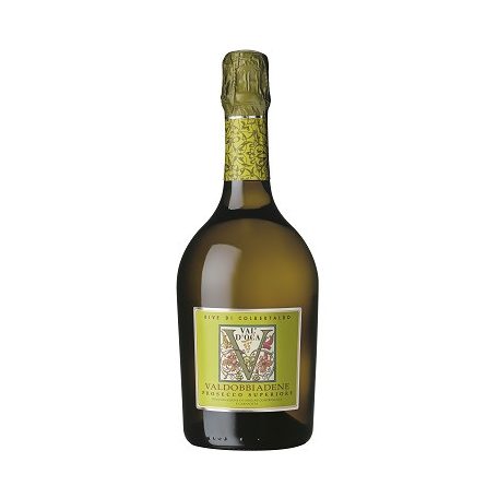 Prosecco Val dOca (zöld) Rive di Colbertaldo DOCG Extra Dry 11,5% Valdobbiadene