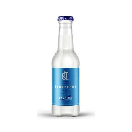 &T Blueberry Tonic Water 12*0,2l áfonyás, Balaton Edition TÁLCA