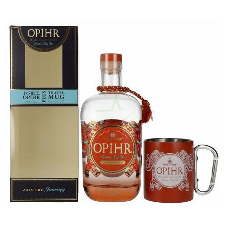 Opihr European Edition Gin 0,7L 43% dd. + fém bögre