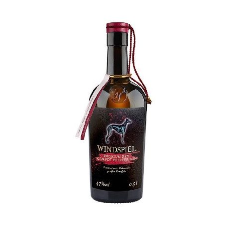 Windspiel Kampot Pfeffer Prémium Dry Gin 0,5L 47%