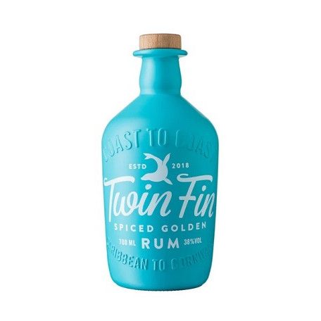 Twin Fin Spiced Gold rum 38%
