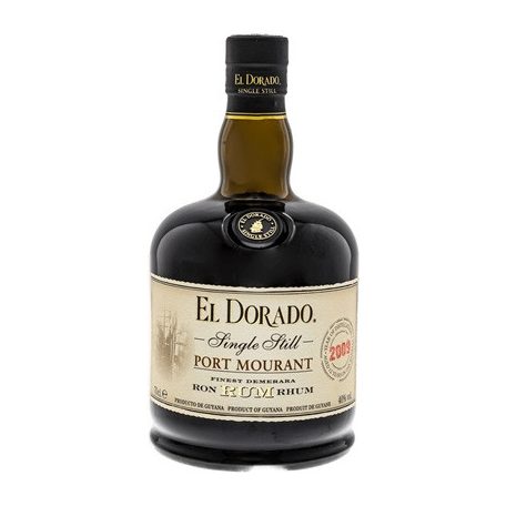 El Dorado Single Still rum Port Mourant 2009  40%