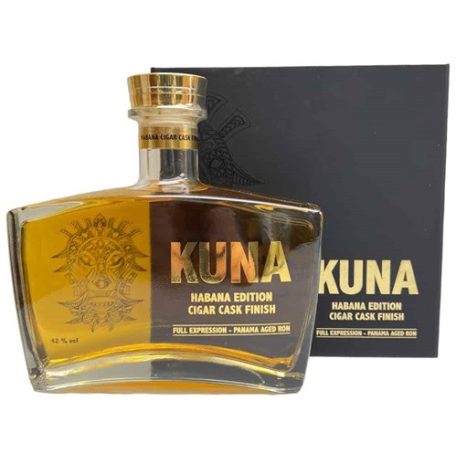 KUNA Habana Edition Panama aged Rum, Cigar Cask Finish 42% dd.