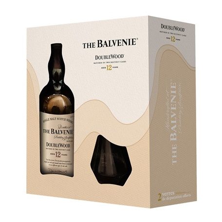 Balvenie 12 years Double Wood 40% dd.+ 2 pohár