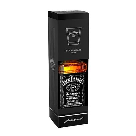 Jack Daniels Black/Fekete Label 0,7L 40% dd. + pohár