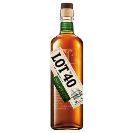 Lot No.40 Rye Whisky 0,7L 43%