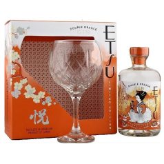 Etsu Double Orange/Narancs Gin 0,7L 43% dd. + pohár