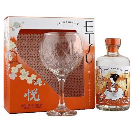 Etsu Double Orange/Narancs Gin 0,7L 43% dd. + pohár