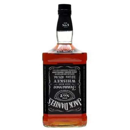 Jack Daniels Black/Fekete Label Fordított címkés 3,0L 40% dd.