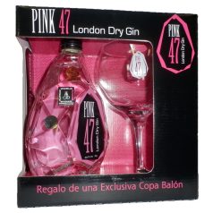 Pink 47 Gin 0,7L 47% dd. + pohár