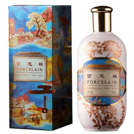 Porcelain Shanghai Dry Gin 0,7L 43% dd.