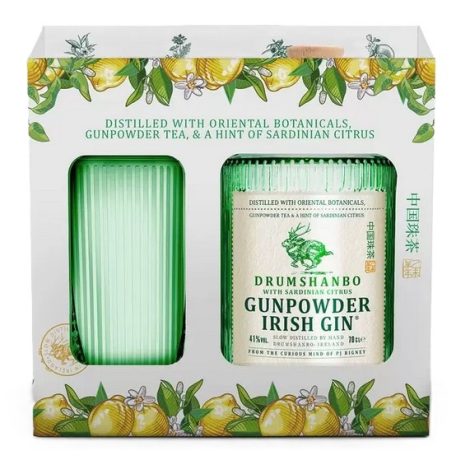 Drumshanbo Sardinian Citrus Gunpowder Irish Gin 0,7L 43% dd. + pohár